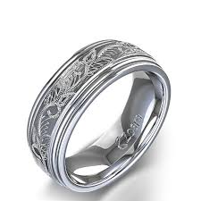 Vintage Scroll Design Men S Wedding Ring In 14k Yellow Gold Mens Wedding Rings Wedding Rings Vintage Men S Wedding Ring