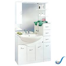 Troverai una vasta scelta di marchi e referenze in offerta. Composizione Mobile Bagno Beatrice 107 Con Colonna Lavabo E Specchiera Solimando Forniture