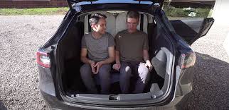 Weathertech cargo liners provide complete trunk and cargo area protection. Tesla Model Y Third Row Seat Test Explores Options For A Comfortable 7 Seat Setup