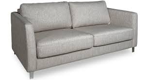 Soft woven fabric upholstery with piped stitching in clean white linen brings transitional style to this sleeper sofa. Circle Furniture American Leather Comfort Sleeper Vs Monika Sleeper