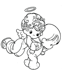 Printable precious moments christmas coloring page. Little Boy With Birthday Cake Coloring Page Free Printable Coloring Pages For Kids