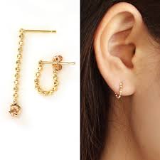 楽天市場 クーポンで最大1万円off あす楽対応 フープピアス 18金 イエローゴールド レディース ティムール 18k k18 チェーンピアス 華奢 シンプル 揺れる 地金 おしゃれ カットボールチェーン 大人気 おすすめ ぶらさがり 輪っか 可愛いピ cafe fragrant olive