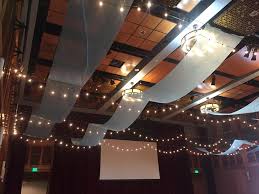 Creative Drape And Lighting Reception Old Forge Wedding Wire Adirondacks Wedding