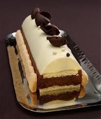 Buche Chocolat Vanille Guy Demarle Recette Chocolat Vanille Alimentation Desserts Fantaisie
