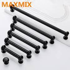 Retro door handle drawer pull push black industrial cast iron steampunk pipe. Maxmix 1pcs Black Cabinet Handle Bar Kitchen Door Knob Furniture Drawer Pull Wardrobe Cabinet Door Long Handle Cc 96 320mm Kitchen Door Knobs Door Knobkitchen Door Aliexpress