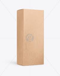 Kraft Box Mockup In Box Mockups On Yellow Images Object Mockups