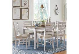 Redecorate your home with complete dining room and kitchen furniture sets. Ashley Signature Design Skempton Two Tone 7 Piece Dining Set With Two Tone Finish Johnny Janosik Dining 7 Or More Piece Sets