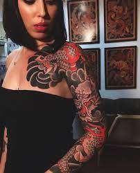 Japanese Ink On Instagram Japanese Tattoo Sleeve By Horihana Japaneseink Japanese Tattoo Sleeve Traditional Japanese Tattoo Sleeve Japanese Tattoo Women