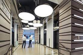 Lift Lobby Lighting Design At Shaw Centre Singapore By Dp Design Lobby Lighting Design Elevator Lobby Interior Lighting