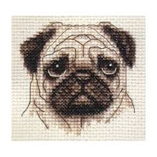 Favorite add to mandala pug dog, cross stitch pdf pattern, wall nursery decor, zentangle animals doodle art allperfectpatterns. Fawn Pug Dog Puppy Full Counted Cross Stitch Kit All Materials Sale Cute Cross Stitch Witch Cross Stitch Pug Cross