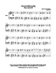 Unconditionally Katy Perry Free Piano Sheet Music Sheet Music Clarinet Music Piano Sheet Music Free