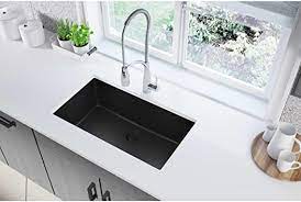 Single bowl undermount kitchen sink. Amazon Com Elkay Quartz Classic Elgru13322bk0 Black Single Bowl Undermount Sink Home Improvement