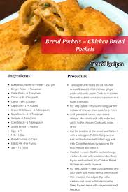 Chicken Bread Pockets Tastedrecipes Recipe Recipes Curry Chicken Recipes Food Tasting