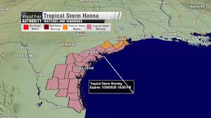 Residents in coastal texas towns are bracing themselves for the arrival of hurricane harvey, which strengthened to a category 2 hurricane overnight thursday as it swept through the gulf of mexico and toward the texas coast. Tropical Storm Watch Warning In Effect For Texas Coast Hannah Headed West Whnt Com