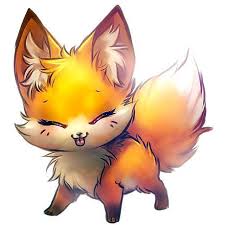 Cute Little Fox Anime Tattoo Design Cute Animal Drawings Cute Drawings Animal Drawings