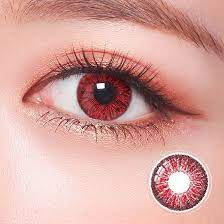 Super Pinky Bright Red Contact Lenses Colored Colored Eye Contacts Colored Contacts
