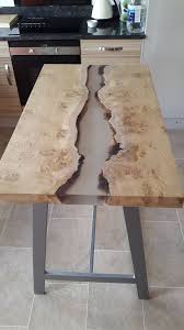 Pin On Live Edge Epoxy River Tables