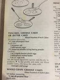 Joy Of Cooking Pancakes Joy Of Cooking How To Cook Pancakes Griddle Cakes