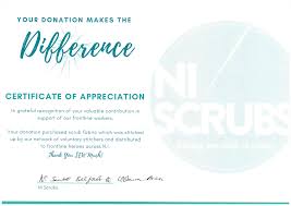 Attack on them will not be tolerated. Certificate Of Appreciation From Ni Scrubs Bedeck Home