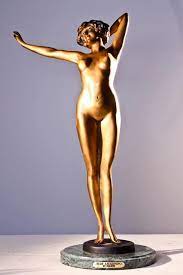 Nude Awakening Bronze Statue 