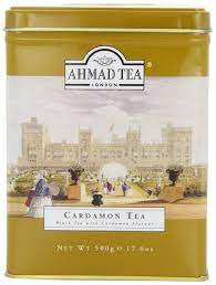 Amazon Com Ahmad Loose Leaf Cardamon 500 Gram Metal Caddies Pack Of 3 Grocery Tea Sampler Grocery Gourmet Food