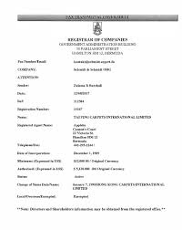 Extracts From Commercial Register Of Bermuda