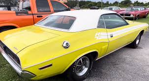 Image result for Bright Yellow 1971 Challenger