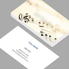 Business cards, drivers license or to simply organize and securely wrap your valuable papers and checkbook. Music Business Cards Standard Horizontal Customizable Design Templates Youprint Com
