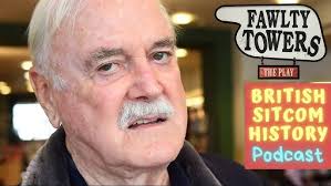 John Cleese and the West End cast of Fawlty Towers