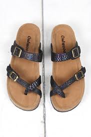 Birkenstock Look Alike Sandals Similar Looking To The Birkenstock Sandals At A Fraction Of The Cost Toe Strap Slide On Sandal With Non Slip Bottom Metallic Mermaid Loo Sandals Strap Black