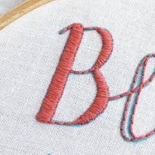 Choosing a font for all your pretty. How To Embroider Letters Free Template Create Craft Blog Embroidery Tutorials Hand Embroidery Patterns Embroidery Patterns