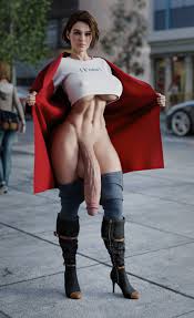 Arousing Jill Valentine futanari sex - big cock fun & shemale desire