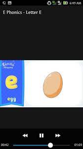 A song listing the letters of the alphabet. E Phonics Letter Alphabet Song For Android Apk Download