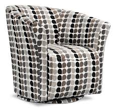 It has a modern interpretation of a classic tub style, with a rounded back and square arms. Tub Style Fabric Swivel Accent Chair Steel The Brick