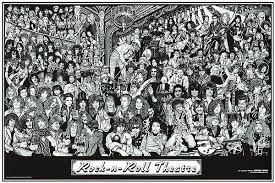Rock And Roll Theatre Rock Posters Poster Prints Framed Poster Art