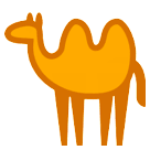 Camels are mammals that are native to warm climates. Two Hump Camel Emoji