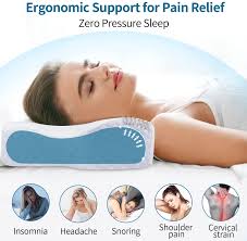 Sleep number curved pillow case. Buy Uuq Contour Memory Foam Pillow With Pillow Cases 2 Pack Orthopedic Pillow Neck Pillow With Ergonomic Design For Neck And Shoulder Pain Relief Cervical Pillow For Side Back And Stomach Sleepers