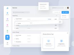 Services Screen Design Booking Web App In 2020 Screen Design Web App Web App Design