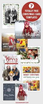More images for christmas card photo template » 7 Free Christmas Card Templates You Can Download And Print Today Pjs And Paint