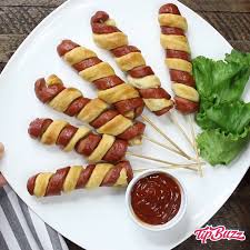 Crescent Dog Twists 3 Ingredient Video Recipes Hot Dog Recipes Dog Recipes