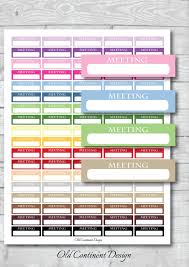 Printable Meeting Tracker Meeting Stickers Meeting Planner Stickers Meeting Header Meeting Reminder St 1 Planner Stickers Buy Stickers Reminder Stickers