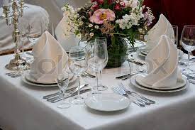 Your front of house decor is your guests' first impression of your restaurant, and they will love the look of these tables and dining sets. A Restaurant Table Set Up With Wine Stock Image Colourbox