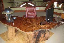 Burl Desk Live Edge Redwood Desk Tops Redwood Burl Inc Real Wood Furniture Rustic Desk Solid Wood Desk