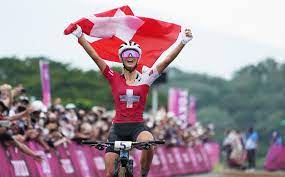Jolanda neff triumphed in the slippery conditions of the women's cross country mountain bike race at the tokyo olympic games to take gold for switzerland and spearhead a dominant performance for the nation. Qblygasiire7nm