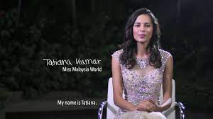 Miss world malaysia 2016, tatiana kumar nandha who represented malaysia at miss world 2016 held in december in maryland, the united states recently got dethroned after she breached the code of conduct and contract.the miss malaysia world association made the announcement on their official. Tatiana Kumar Miss World Malaysia 2016 Introduction Youtube