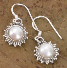 4.5 out of 5 stars. Indian Silver Earrings Filigree Ethnic Earrings Boho Ornament Earrings Pearl 2x1x0 6 Cm