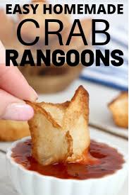 Homemade Crab Rangoons Homemade Crab Rangoon Crab Rangoon Recipe Crab Rangoon
