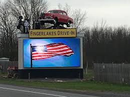 Throughout the years it was expanded several times and now can accommodate over 400 cars. Finger Lakes Drive In Auburn Ny