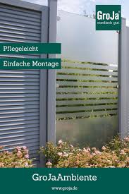 Stilvolle Glaselemente Fur Den Sichtschutz Sichtschutz Terrasse Glas Sichtschutz Sichtschutz Terrasse