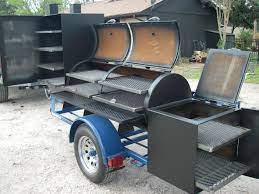 Trailer Pit Bbq Grill Smoker Bbq Pit Barbecue Pit